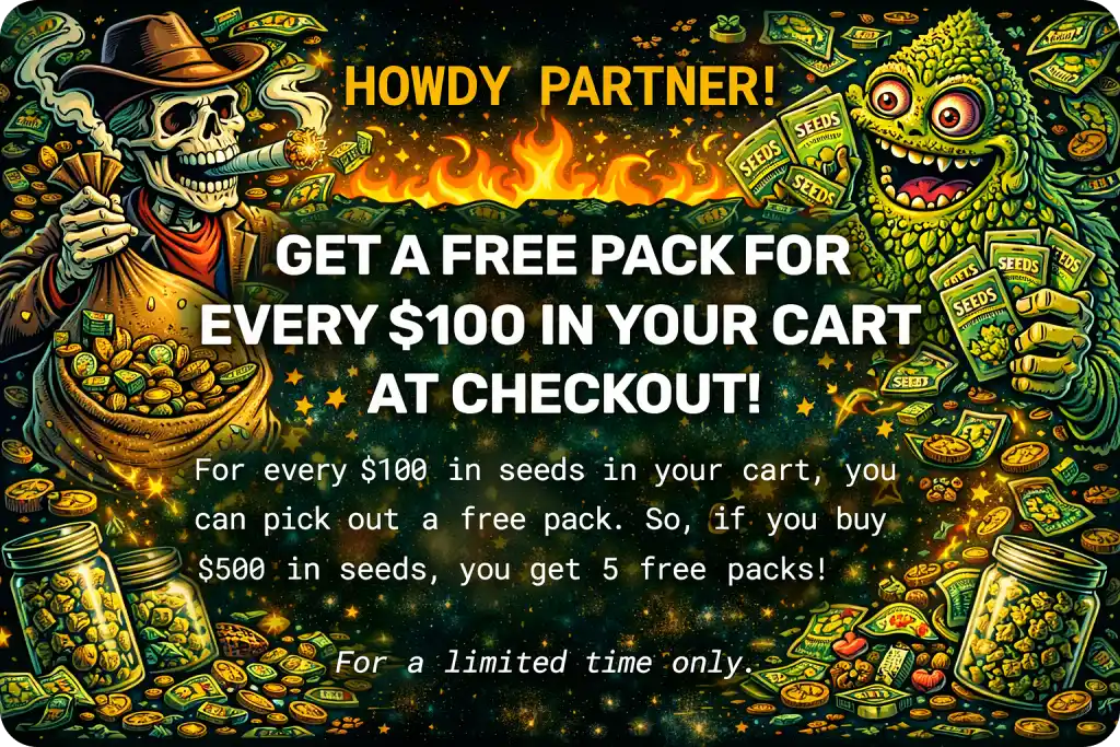 Free Cannabis Seeds Notification - Seedlys Seed Bank