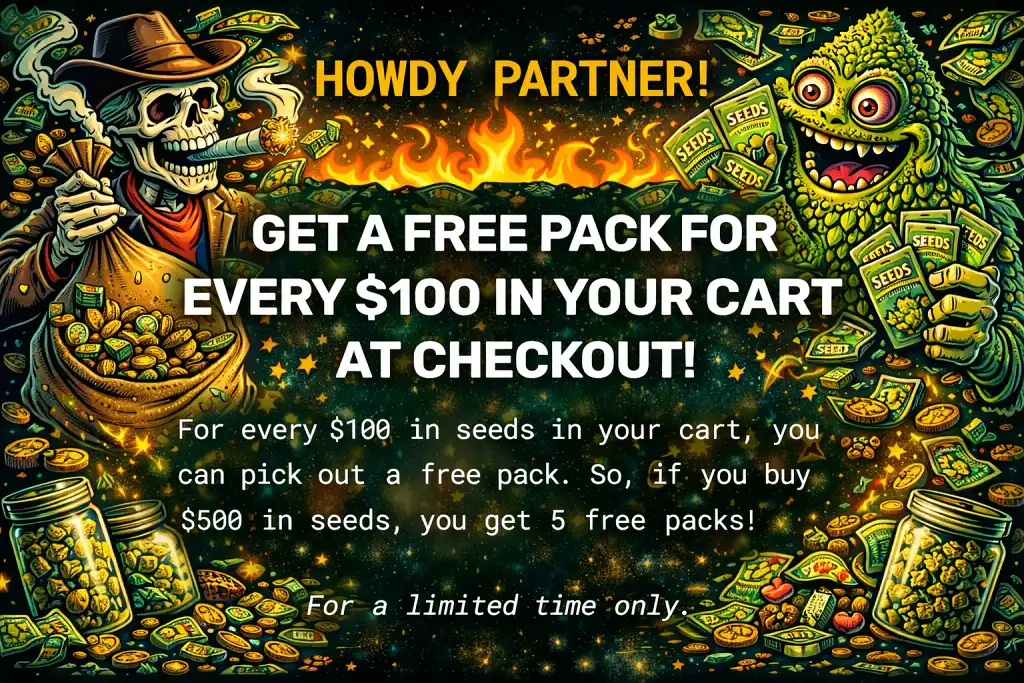 Free Cannabis Seeds Notification - Seedlys Seed Bank
