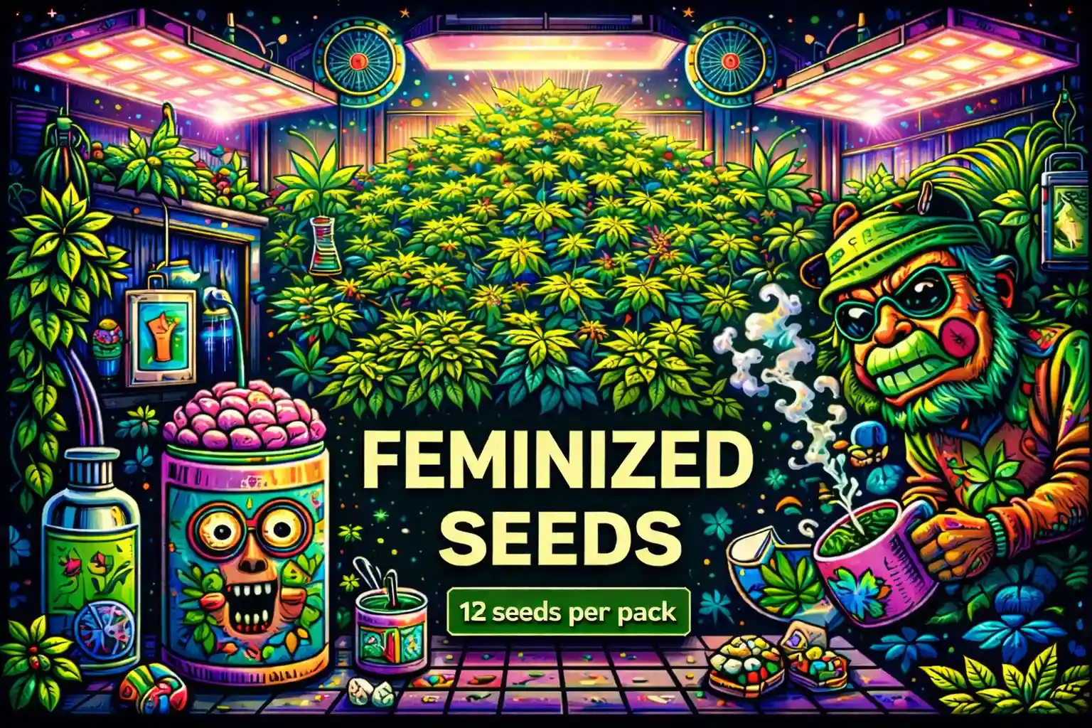 Feminized Seeds - Seedlys Female Cannabis Seeds