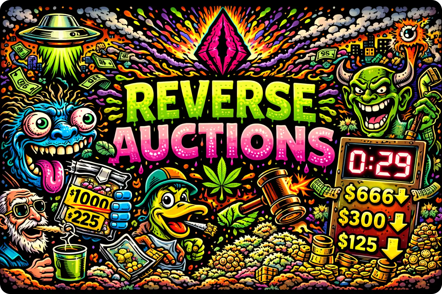 Reverse Auctions - Seedlys Cannabis Seed Bank USA