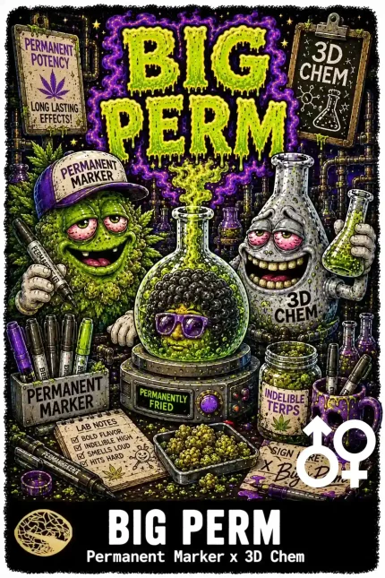 Big Perm Cannabis Seeds - Permanent Marker x 3D Chem - Seedlys