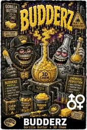 Budderz Cannabis Seeds - Gorilla Butter x 3D Chem - Seedlys USA