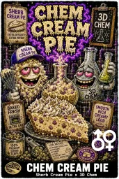 Chem Cream Pie Cannabis Seeds - Sherb Cream Pie x 3D Chem - Seedlys USA