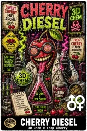 Cherry Diesel Cannabis Seeds - Trop Cherry x 3D Chem - Seedlys USA