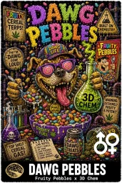 Dawg Pebbles Cannabis Seeds - Fruity Pebbles x 3D Chem - Seedlys USA