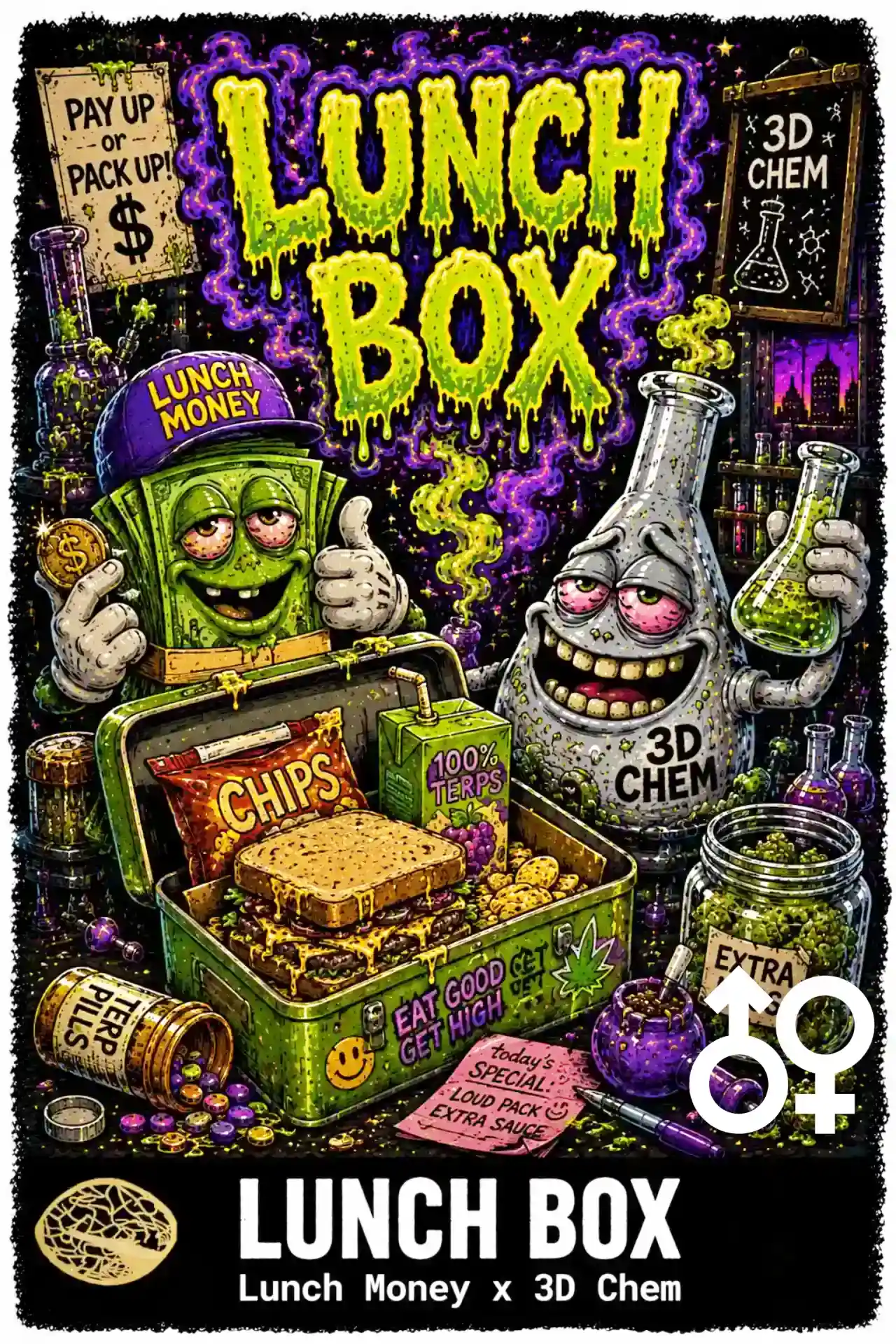 Lunch Box Cannabis Seeds - Lunch Money x 3D Chem - Seedlys