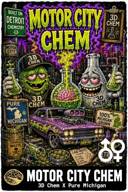 Motor City Chem Cannabis Seeds - 3D Chem x 3D Chem - Seedlys