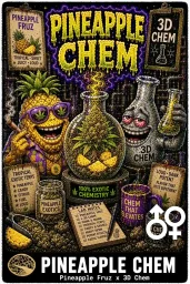 Pineapple Chem Cannabis Seeds - Pineapple Fruz x 3D Chem - Seedlys USA