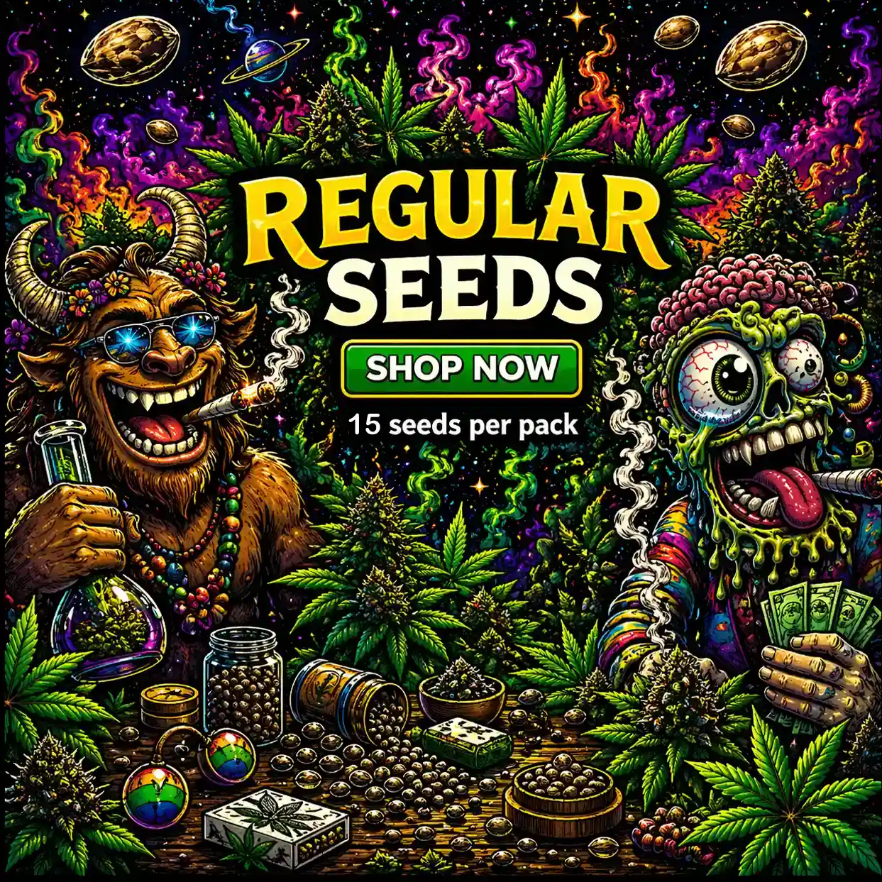 Regular Cannabis Seeds - Seedlys Premium Seeds