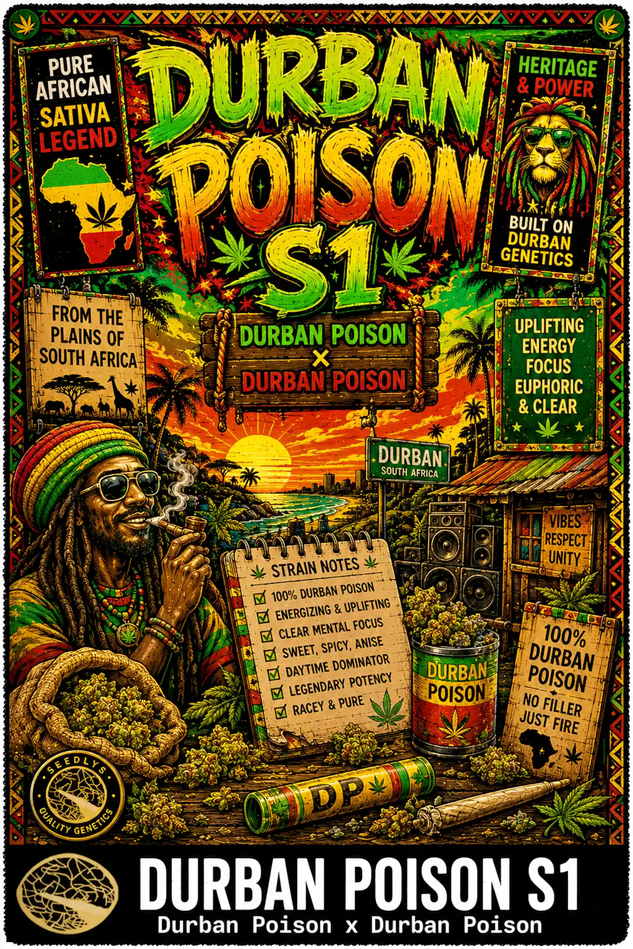 Durban Poison S1 Feminized Seeds - Seedlys USA Durban Poison S1 Feminized Seeds - Seedlys USA